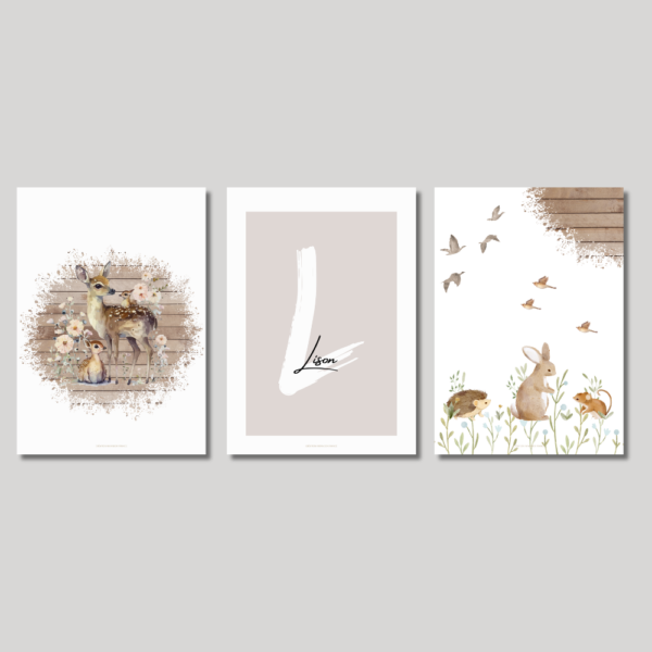Trio Forêt enchantée